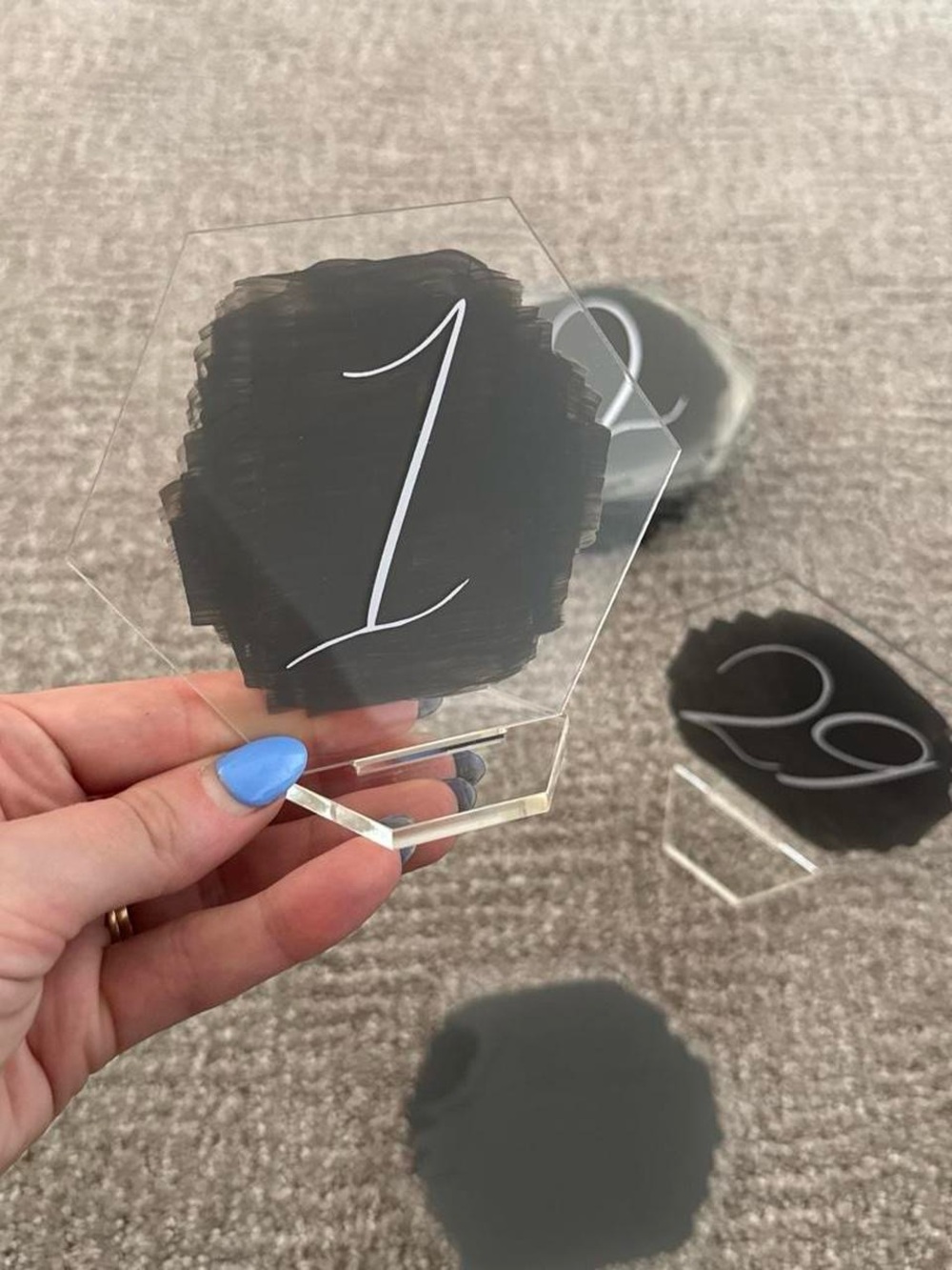 Acrylic Table Numbers